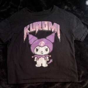 Kuromi Kids Black and Purple T-Shirt